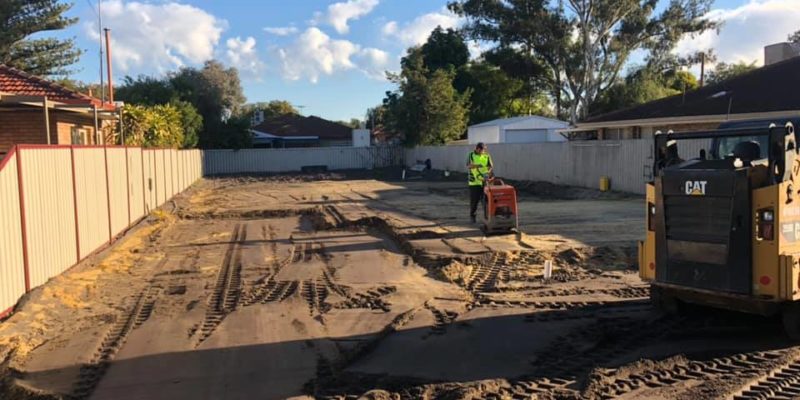 Fremantle Earthworks site preparation